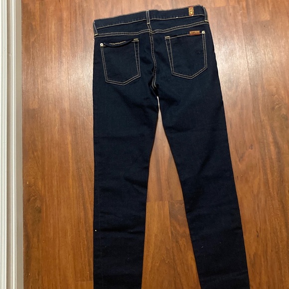 NWT 7 for all mankind denim ankle skinny jean 29 - Picture 3 of 4